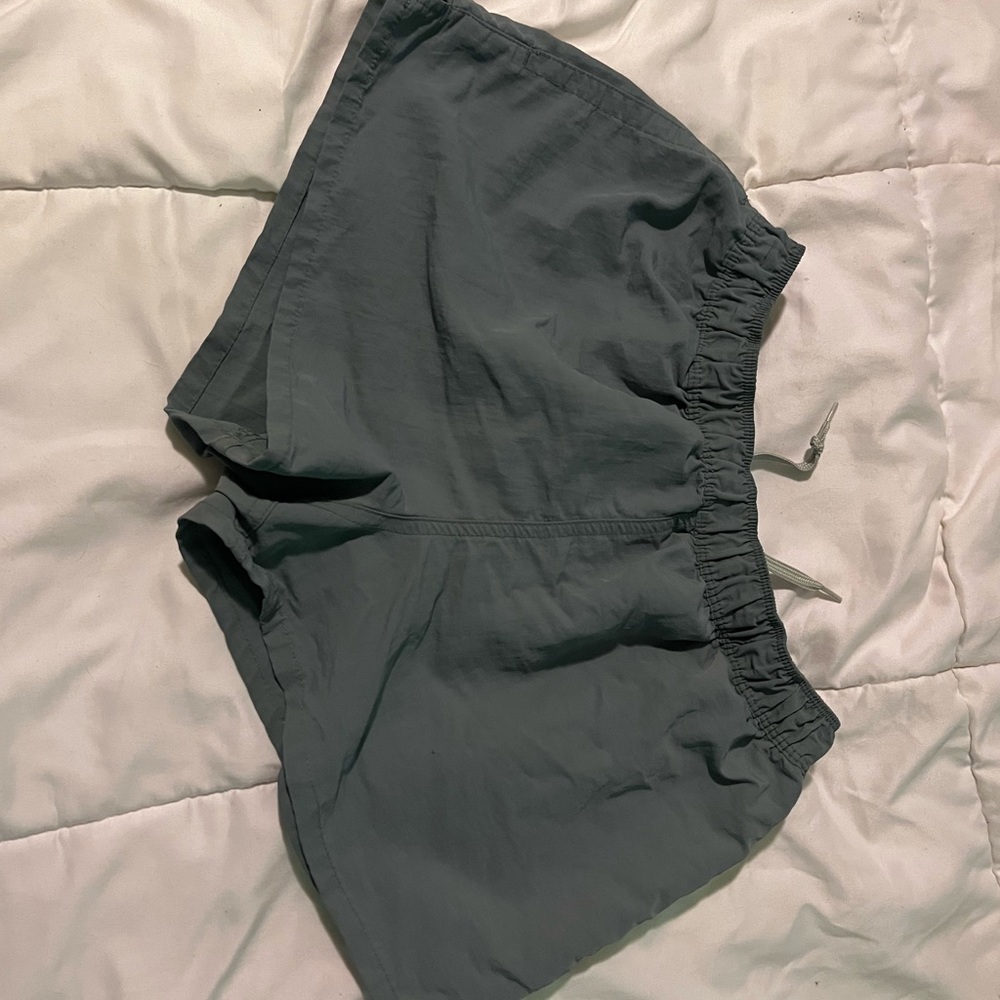 Grey shorts with 3 inside pockets! Great for outdoor activities hiking, swimming